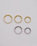Akane Gold PVD Front Facing Clicker 16G
