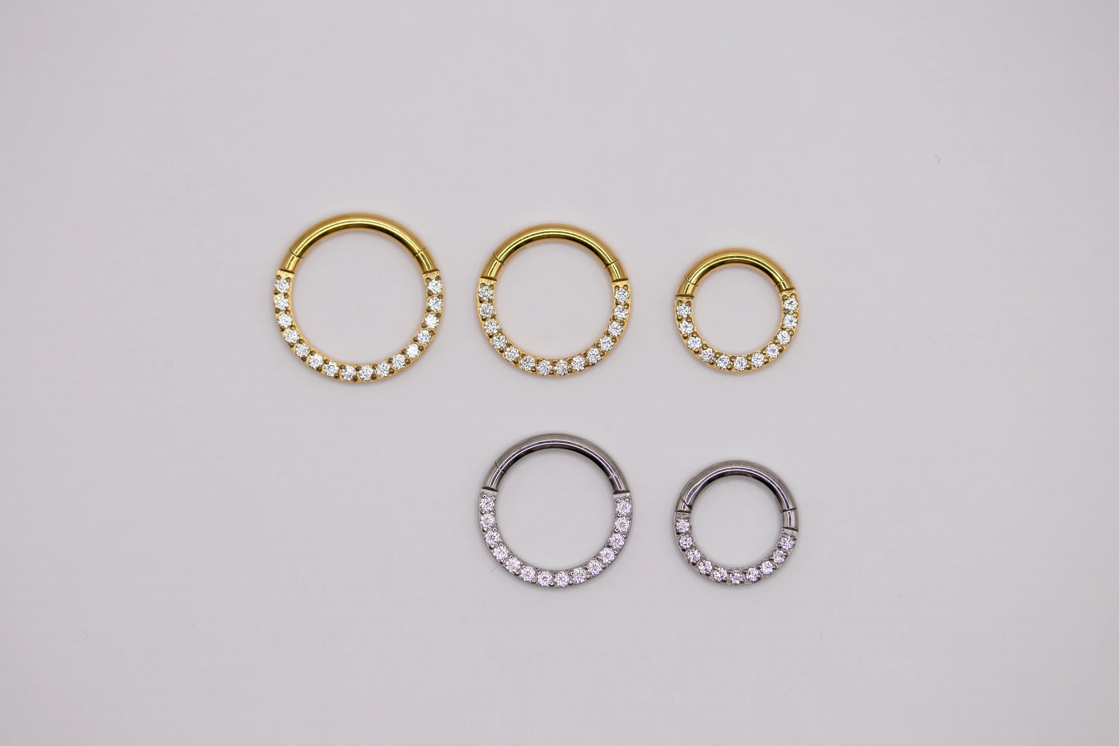 Akane Front Facing Clicker Titanium 16G