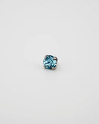 Bijou Aquamarine Austrian Crystal 16G Titanium Labret