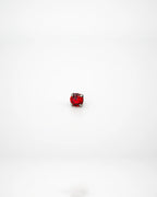 Bijou Light Siam Austrian Crystal 16G Titanium Labret