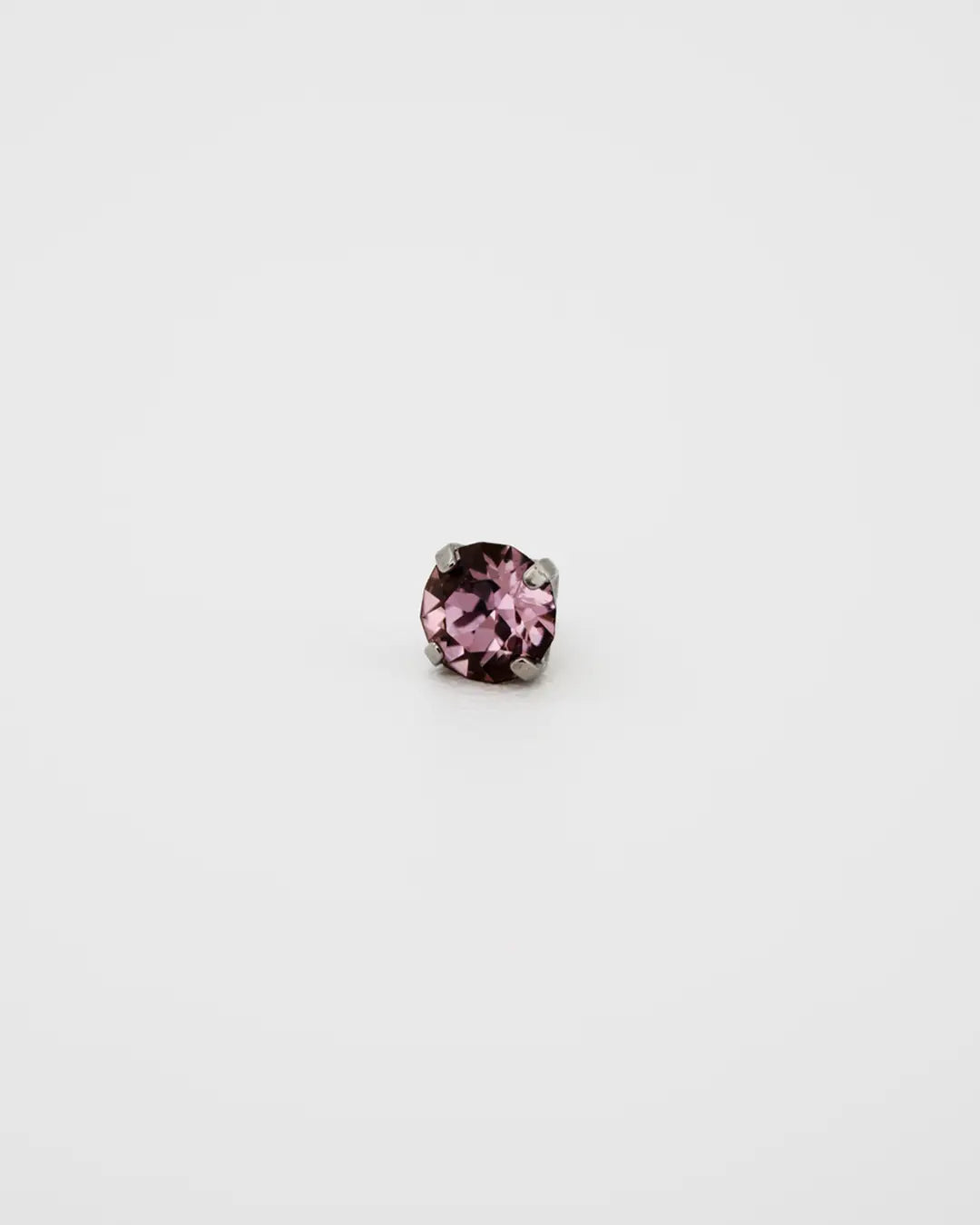 Bijou Crystal Antique Pink Austrian Crystal 16G Titanium Labret