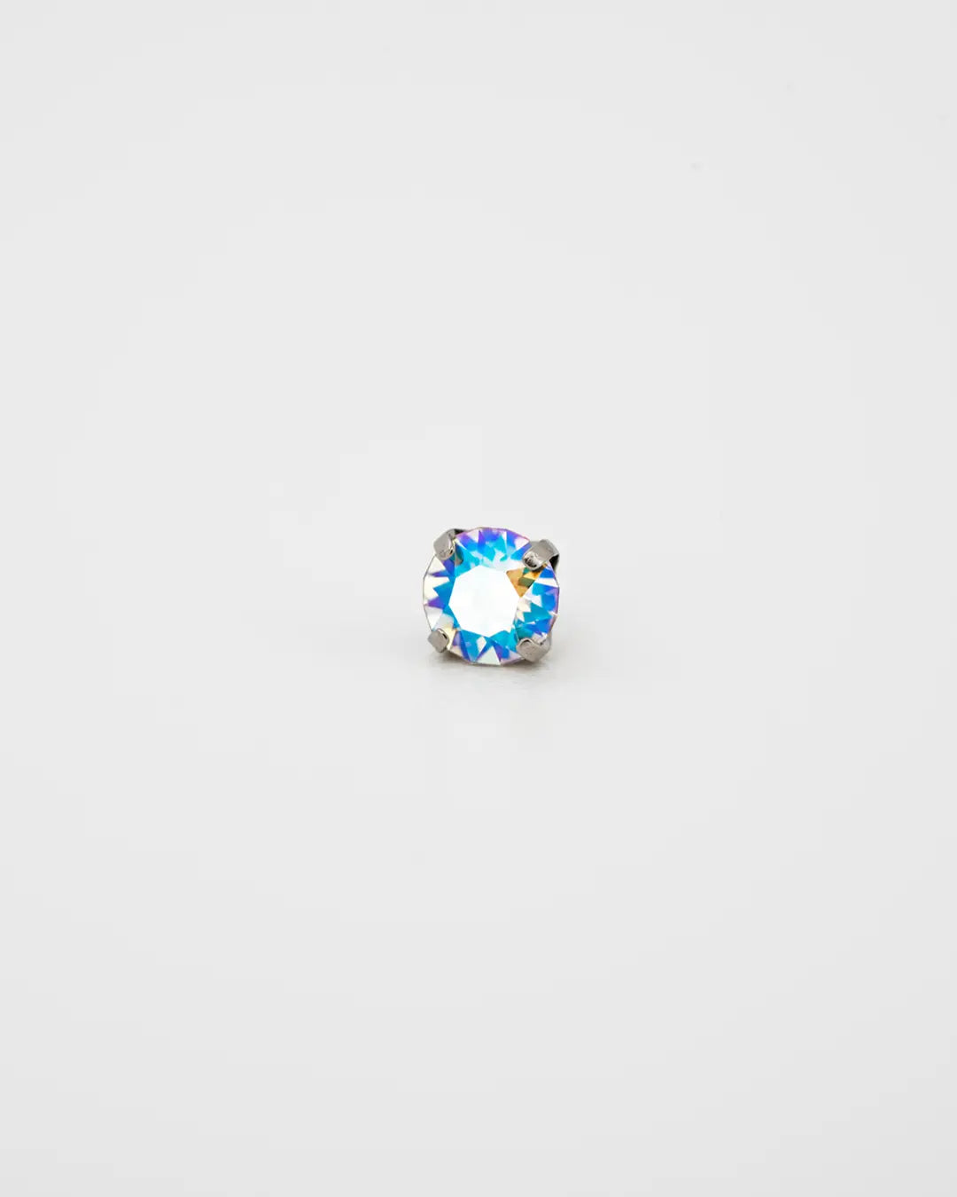 Bijou Crystal Shimmer Austrian Crystal 16G Titanium Labret