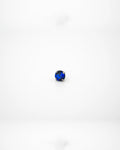 Bijou Heliotrope Austrian Crystal 16G Titanium Labret