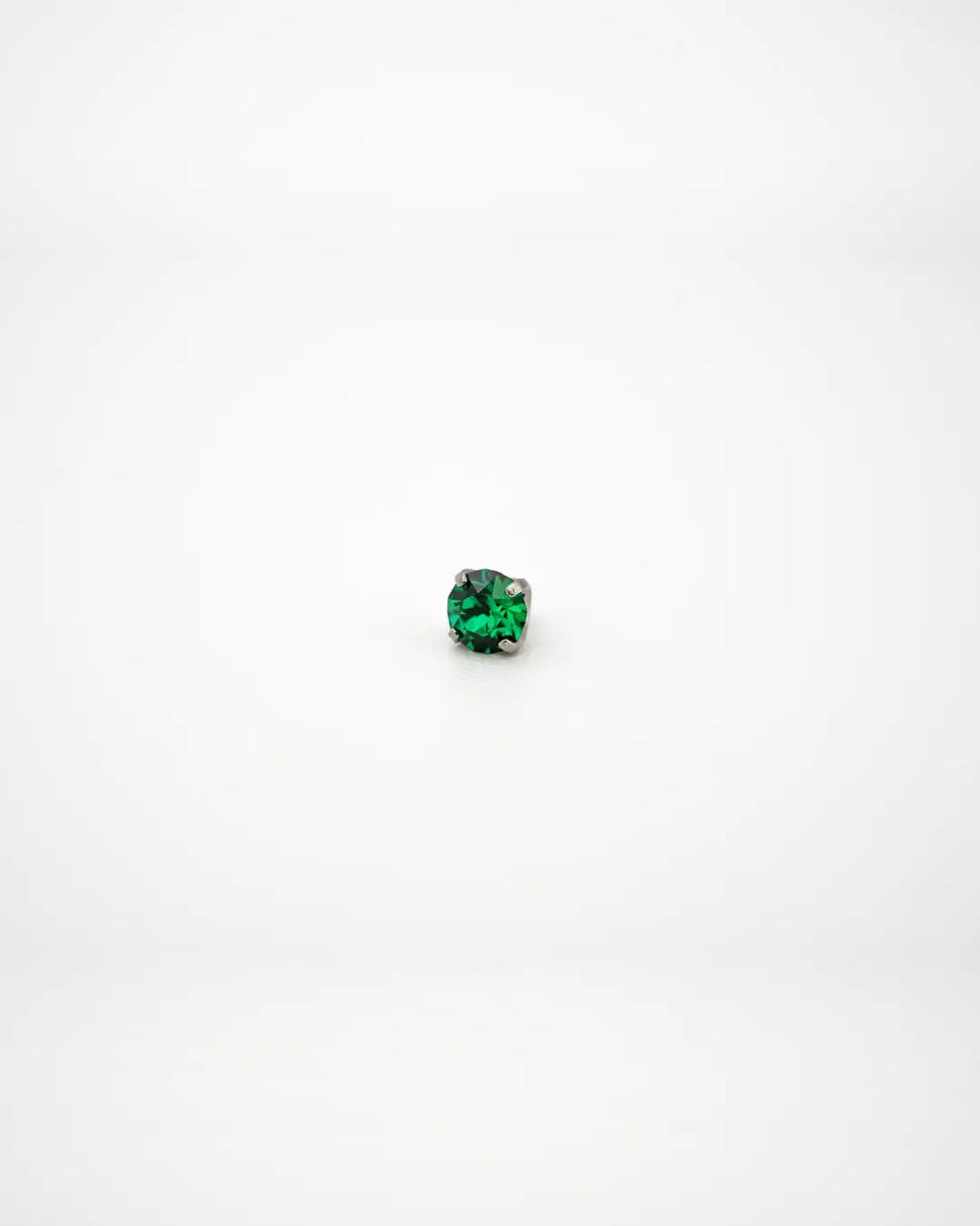 Bijou Palace Green Opal Austrian Crystal 16G Titanium Labret