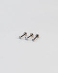 Bijou Basic CZ 16G ASTM F136 Implant Grade Titanium Internally Threaded