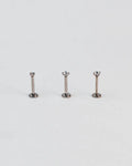 Bijou Clear CZ 16G ASTM F136 Titanium Labret
