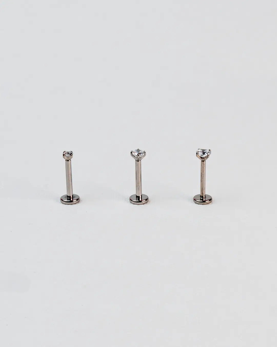 Bijou Clear CZ 16G ASTM F136 Titanium Labret
