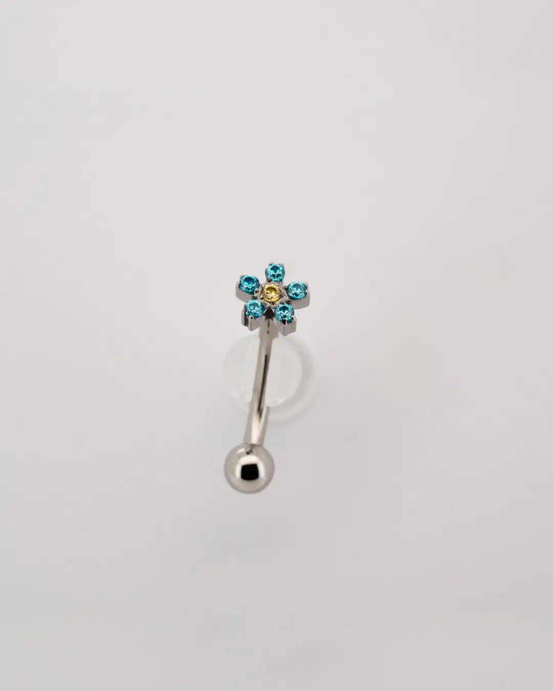 Bini Flower Rook 16G Astm F136 Implant Grade Titanium Internally Threaded