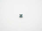 Dvara Crystal Moonlight Four Leaf Austrian Crystal 16G Titanium Labret