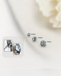 Elizabeth Clear CZ 2mm Threadless Labret