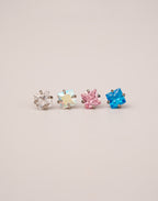 Faye 16G Astm F136 Implant Grade Titanium Earring Internally Threaded
