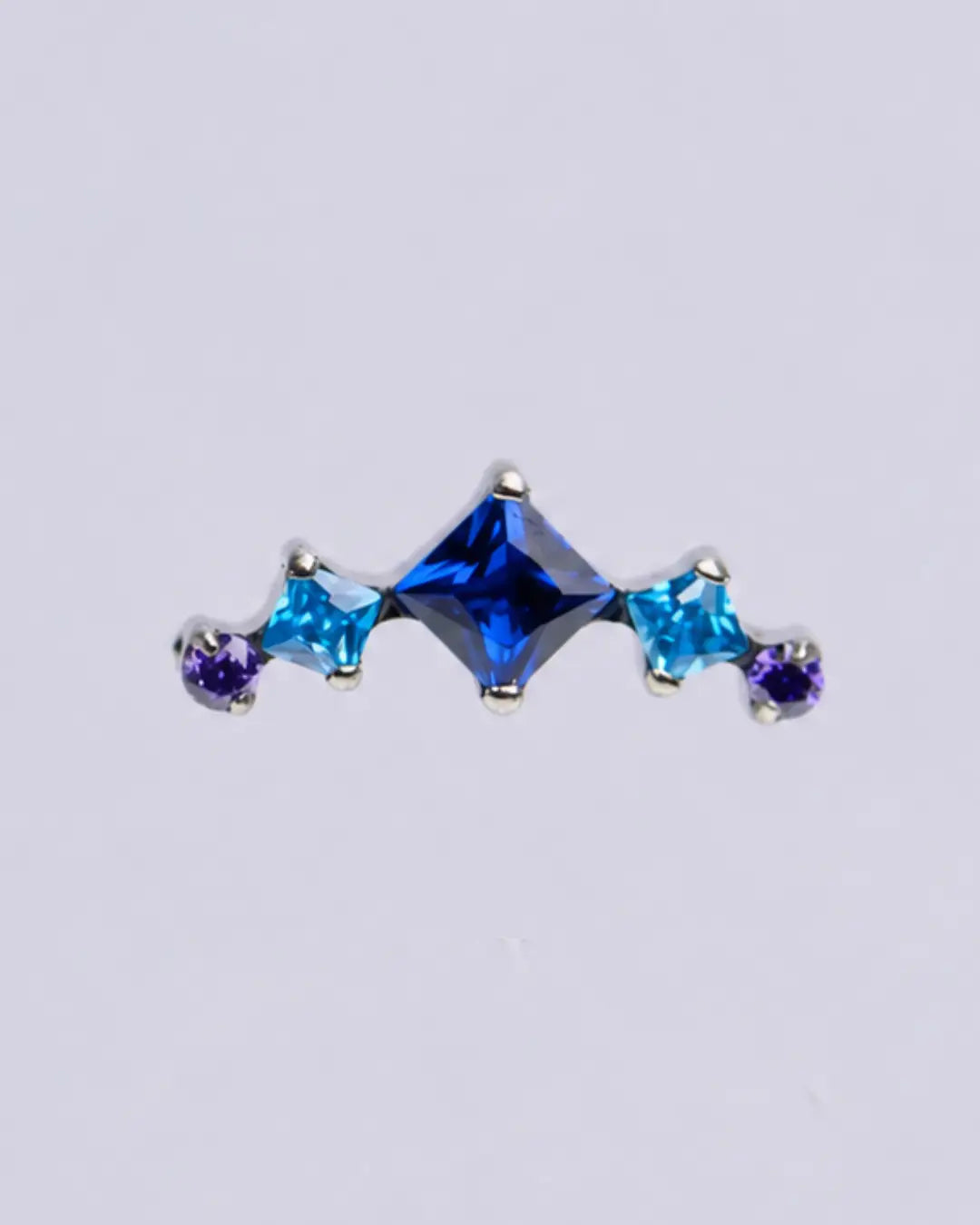 Azure Yukari Flat Conch Helix Top 16G Titanium