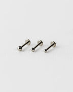 Fibi Basic Ball 16G Astm F136 Implant Grade Titanium  Internally Threaded