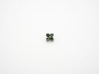 Dvara Forest Duo Four Leaf Austrian Crystal 16G Titanium Labret