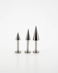 Lilith Cone Spike 4×8 Titanium Flat Back Labret