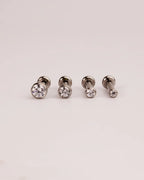 Micro Disc Vitrail Medium 3.0mm Threadless Labret