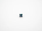Dvara Ocean Depths Four Leaf Austrian Crystal 16G Titanium Labret
