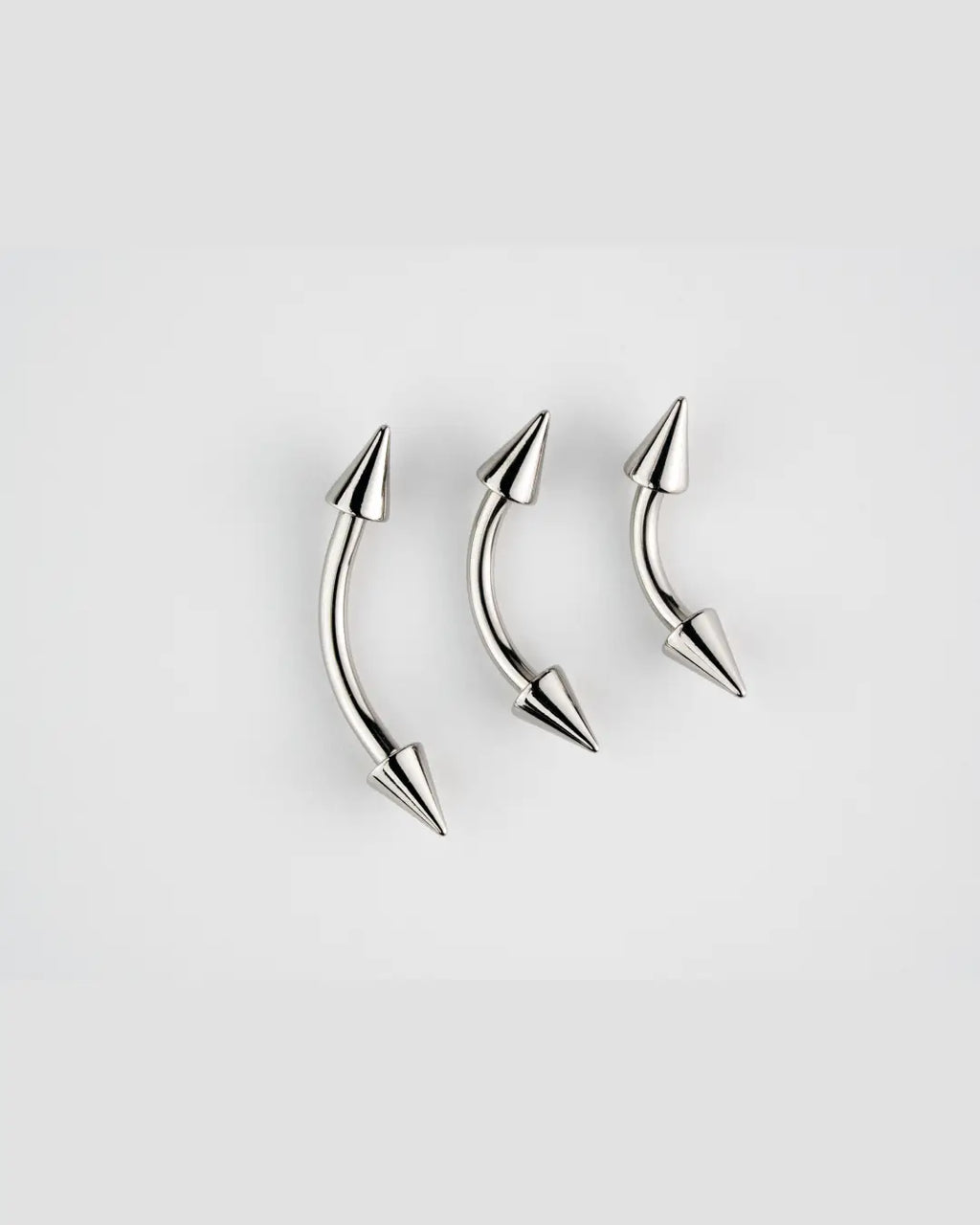 Rio Spike Curved 16G Astm F136 Implant Grade Titanium Internally Threaded