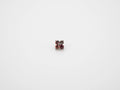 Dvara Rose Garden Four Leaf Austrian Crystal 16G Titanium Labret