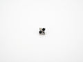 Dvara Silver Smoke Four Leaf Austrian Crystal 16G Titanium Labret