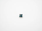 Dvara Tropical Waters Four Leaf Austrian Crystal 16G Titanium Labret