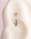 Vanna Bijou Butterfly Rook 16G Astm F136 Implant Grade Titanium Internally Threaded