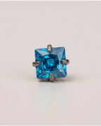 Faye 16G Astm F136 Implant Grade Titanium Earring Internally Threaded